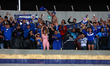 Cruz Azul fans celebrate their team's championship after the second leg of the Liga BBVA M...