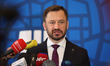 Former Krakow Mayor Aleksander Miszalski during the press conference after he was recalled...
