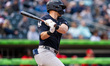 Duke Ellis of the Scranton/Wilkes-Barre RailRiders hits the ball during a Minor League Bas...