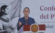 Claudia Sheinbaum, President of Mexico, presents a report on peacebuilding in Mexico, prep...