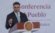 Secretary of Security and Citizen Protection, Omar Garcia Harfuch, speaks during a news co...