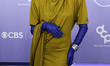 EJAE (Kim Eun-jae) wearing Mugler FW26 RTW with Le Silla shoes, styled by Theo Song arrive...