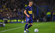 Malcom Braida of Boca Juniors controls the ball during a Copa CONMEBOL Libertadores match...