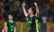 Ruggero Frosinini of US Catanzaro celebrates after a goal during the Italian Serie BKT sec...