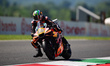 Brad Binder of Red Bull KTM Factory Racing rides during the qualifying session of the Moto...