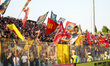 Supporters of US Catanzaro 1929 attend the match between AC Monza and US Catanzaro 1929, S...