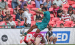 Peta Hiku of Hull KR celebrates his try during the Betfred Challenge Cup Final match betwe...