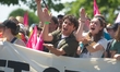 Thousands of climate activists participate in a protest against federal government climate...