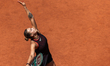 Aryna Sabalenka competes in her women's singles match against Daria Kasatkina on day 7 of...
