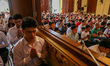 Buddhist devotees pray during Vesak Day celebrations at Hemadhiro Mettavati Temple in Jaka...