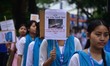 Students of Nowgong University participate in an awareness rally on World No Tobacco Day a...