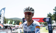 David Valero Serrano of Spain celebrates winning Round 3 of the UCI Hero MTB Marathon Worl...