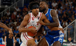 Zach Le Day of EA7 Emporio Armani Milan in action during game two of the semifinals of the...