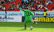 Gotham FC goalie Shelby Hogan #1 in action during the National Women's Soccer League match...