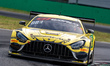 Lucas Auer, Luca Stolz, and Maro Engel drive the (#48) Mercedes-AMG GT3 EVO of Mercedes-AM...