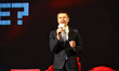Chairman of the Forum and Ukrainian MP Oleksii Honcharenko delivers a speech during the op...