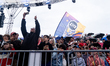 Spectators watch the FIBA 3x3 World Cup 2026 match in Warsaw, Poland. 