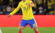 James Rodriguez of the Colombian National Team controls the ball during the international...