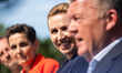 Political leader of the Social Liberal Party Martin Lidegaard, Chairwoman of the Green Lef...