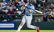 Eddie Micheletti Jr. of the New Hampshire Fisher-Cats swings the bat during a Minor League...