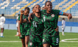 Oluwakemi Oluwaseyi Adegbuyi (left) and Chidera Harmony Chidi, captain of Nigeria's U-17 w...