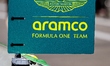 A pit board of the Aramco Formula One Team is seen during the Formula 1 Monaco Grand Prix...