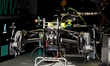 Mechanics work on the car of Formula 1 driver Kimi Antonelli of the Mercedes AMG-Petronas...