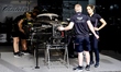 Mechanics work on the car of Formula 1 driver Valtteri Bottas for the Cadillac Formula 1 T...