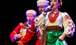 Members of the Moscow Cossack Choir perform during a concert conducted by Veniamin Novotoc...