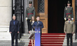 Peter Magyar, Prime Minister of Hungary, delivers a speech in front of the Hungarian Parli...