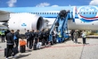 Players of the Dutch national team board a plane at Schiphol Airport in Amsterdam, the Net...