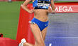 Nadia Battocletti of Italy competes in the women's 5000m during the IAAF Wanda Diamond Lea...