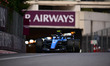 Carlos Sainz of the Williams F1 Team drives during a free practice session for the Monaco...