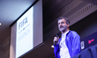 Christian Panucci answers a question from fans during a FIFA Legends meet and greet at Ven...