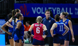 Head coach Erik Sullivan of the United States talks to players during a timeout in the 202...
