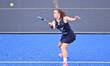 Martina Calvo Santamaria of Spain competes against Paula Josemaria Martin and Beatriz Gonz...