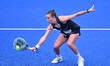 Marta Ortega Gallego of Spain competes against Paula Josemaria Martin and Beatriz Gonzalez...
