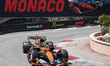 Lando Norris of McLaren is driving a car on a track during Practice 3 ahead of the Formula...