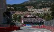 A car of Oliver Bearman of Haas is lifted after a crash during Practice 3 ahead of the For...