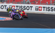 Number 43 Prima Pramac Yamaha MotoGP rider Jack Miller and Number 36 Honda Team rider Joan...