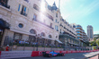 Franco Colapinto of Argentina drives the (43) BWT Alpine F1 Team A526 Mercedes during the...