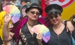 Thousands of people take part in a traditional CSD pride parade in Duesseldorf, Germany, o...