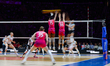Alexa Gray #9 of Canada competes during the 2026 Women's Volleyball Nations League match b...
