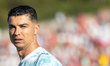 Cristiano Ronaldo of Portugal during the international friendly match against Chile at Est...
