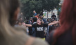 Fans of Indio Solari, the iconic Argentine rock singer, gather at the Obelisk in Buenos Ai...