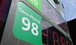 A Super U gas station displays unleaded fuel prices in Annonay, Ardeche, France, on June 7...
