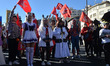 Thousands of people participate in the traditional "Marcha Friki" through the streets of L...