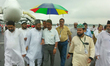 State Minister Firad Hakim,Sultan Ahamed See off to  Haj pilgrim   during the First Flight...