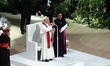 Pope Leo XIV participates in the ''Tejiendo Redes'' (Weaving Networks) meeting, featuring...