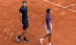 Alexander Zverev (left) and Flavio Cobolli (right) after their final men's singles match o...